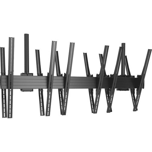 Chief FUSION LCB3X1UP Large Back to Back Ceiling Mountable 3 x 1 Menu Board Mount