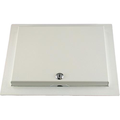 FSR WB-MR3G WB Series Recessed 3-Gang Wall Mounting Plate with Locking Metal Cover
