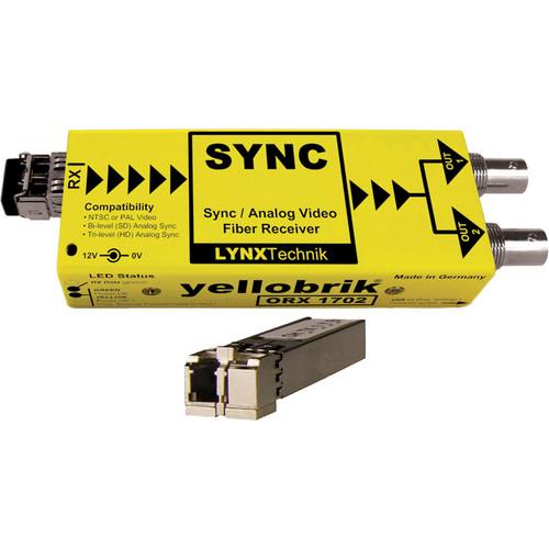 Lynx Technik AG yellobrik Analog Sync Video Fiber Optic Receiver
