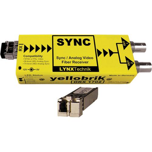 Lynx Technik AG yellobrik Analog Sync Video Fiber Optic Receiver