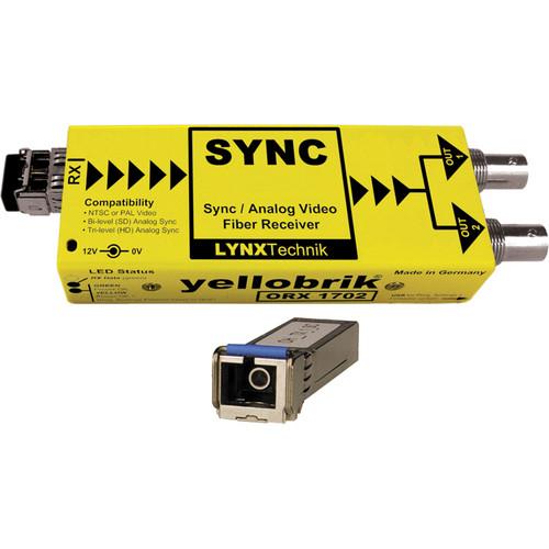 Lynx Technik AG yellobrik Analog Sync Video Fiber Optic Receiver