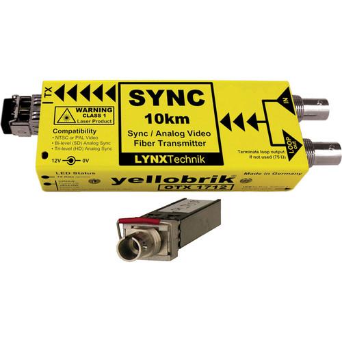 Lynx Technik AG yellobrik Analog Sync Video Fiber Optic Transmitter