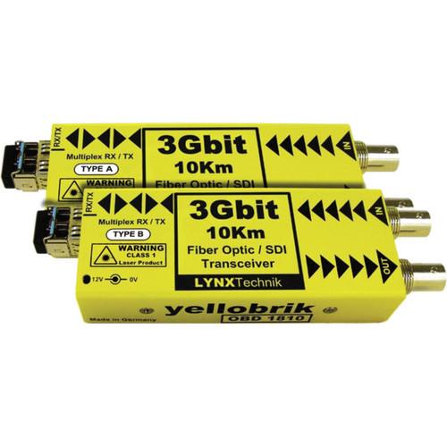 Lynx Technik AG yellobrik OBD 1810 3Gb Bi-directional SDI Fiber Transceiver Pair