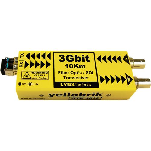 Lynx Technik AG yellobrik OTR 1810 3Gbit Single-Mode Fiber Optic SDI Transceiver