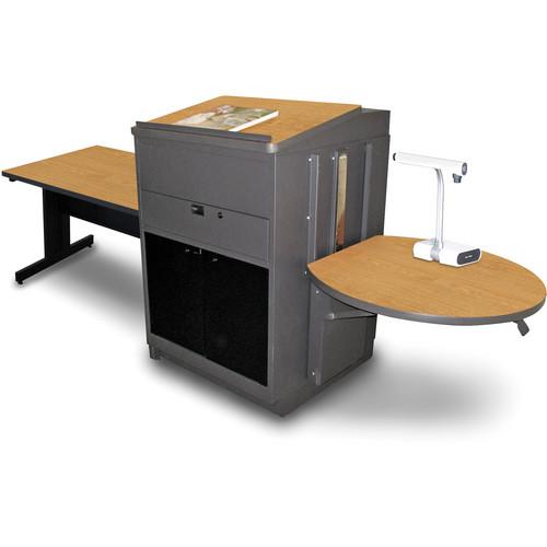 Marvel Vizion Rectangular Table with Media Center and Lectern