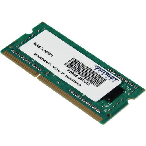 Patriot Signature Series 4GB DDR3 PC3-12800 1600 MHz SODIMM Memory Module