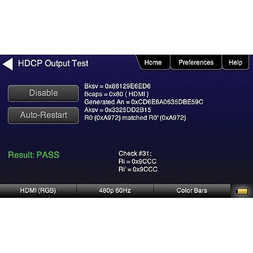Quantumdata HDCP Product Keys Option