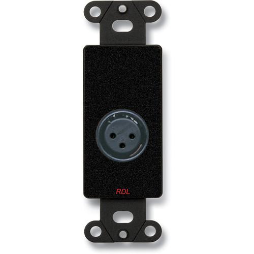 RDL DB-XLR3F Decora Wall Plate with XLR 3-Pin Female Connector