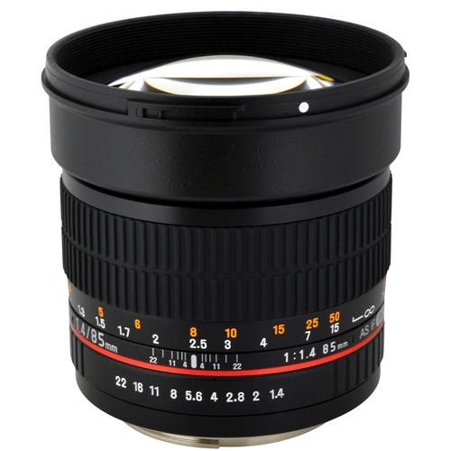Rokinon 85mm f 1.4 AS IF UMC Lens for Micro Four Thirds Mount