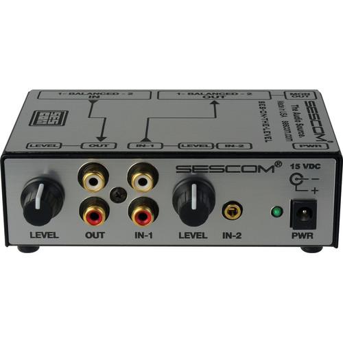 Sescom SES-ON-THE-LEVEL RCA to XLR Audio Level Converter