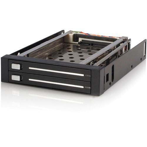StarTech 3.5" SATA Hot-Swap Backplane Bay for Dual 2.5" HDD