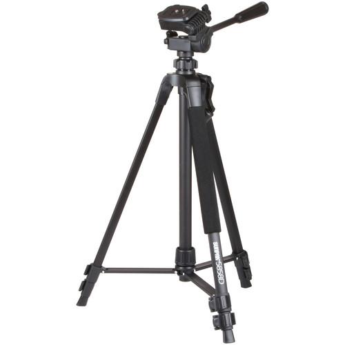 Sunpak 5858D Tripod with 3-Way, Pan-and-Tilt Head