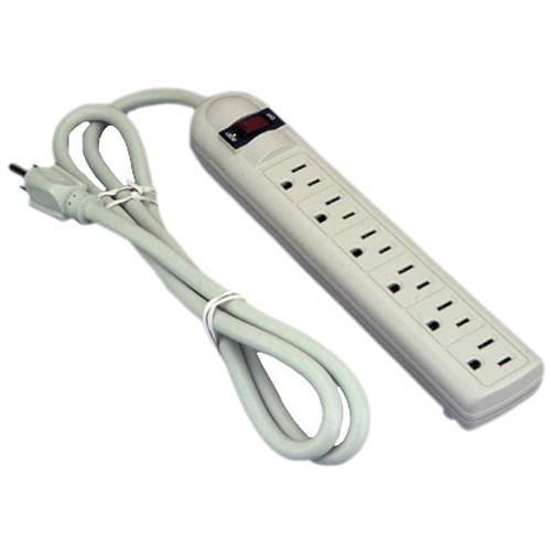Tera Grand 6-Outlet Surge Protector with Safety Circuit Breaker