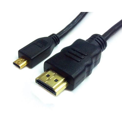 Tera Grand HDMI Type-A Male to Micro-HDMI Type-D Male Cable with Ethernet