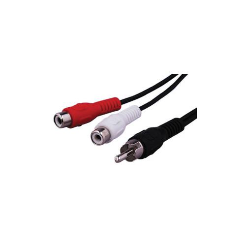 Tera Grand RCA Male to 2 RCA Female Audio Cable