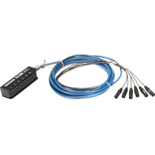 Whirlwind Mini 6 Low Profile Audio Drop Snake