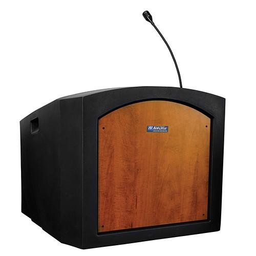 AmpliVox Sound Systems Pinnacle Tabletop Lectern with Mic