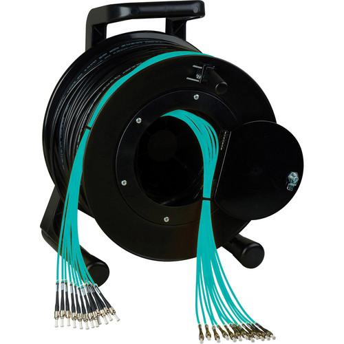 Camplex OM3 12-Ch Multimode Tactical Fiber ST Snake Cable Reel