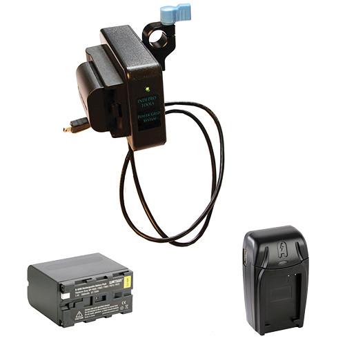 IndiPRO Tools Power Grid System Sony L Series Type Battery Plate and Battery for GoPro Kit