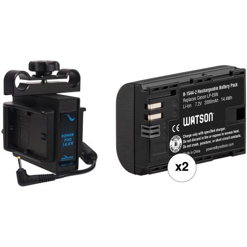 IndiPRO Tools Power Grid System with 2x LP-E6 Batteries for Blackmagic Pocket Camera Kit