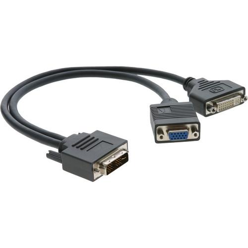 Kramer DVI-I M to DVI-D F VGA F Adapter Cable