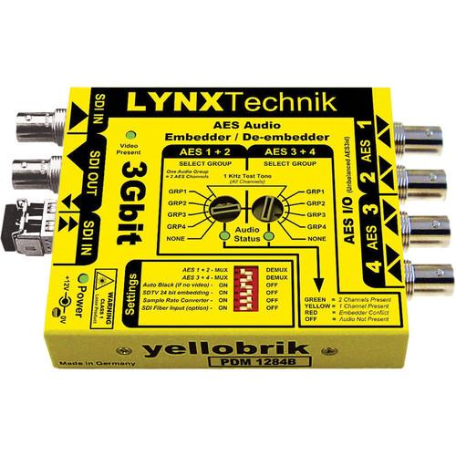 Lynx Technik AG yellobrik PDM 1284 B AES Audio Embedder De-Embedder