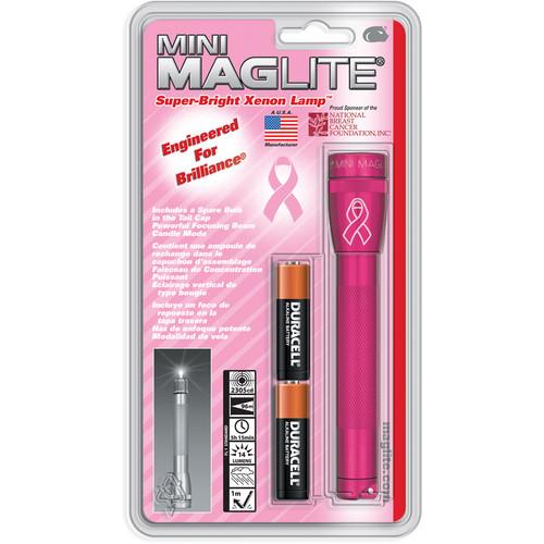 Maglite Pink Mini Maglite 2AA Incandescent Flashlight