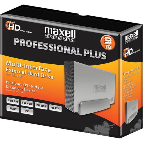 Maxell 665386 3TB Professional Plus Multi-Interface