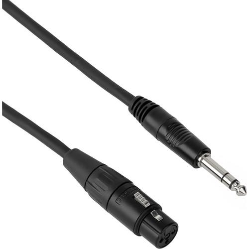 Pearstone PM Series 1 4" TRS M to XLR F Professional Interconnect Cable - 10