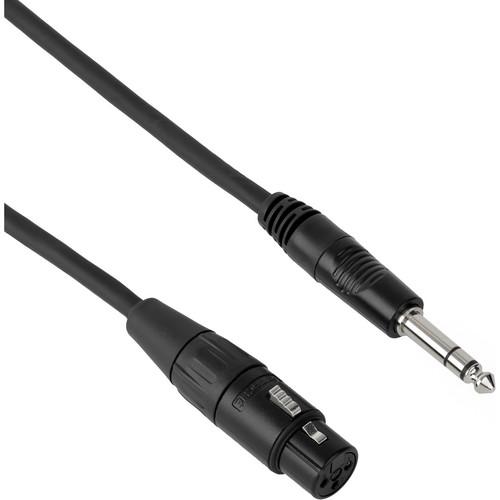 Pearstone PM Series 1 4" TRS M to XLR F Professional Interconnect Cable - 15