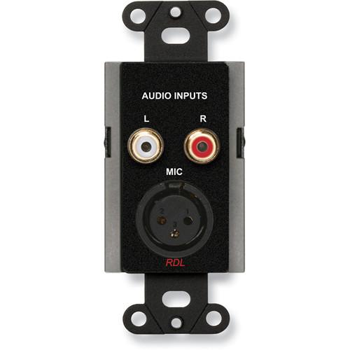 RDL DB-J3 Wall Mount Mic Line Input Panel Assembly