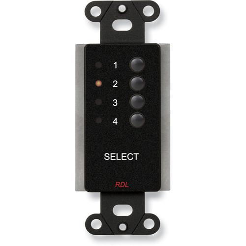 RDL DB-RC4ST 4-Channel Remote Control for ST-SX4 4x1 Audio Switcher
