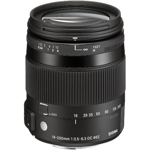 Sigma 18-200mm f 3.5-6.3 DC Macro OS HSM Lens For Canon Digital Cameras