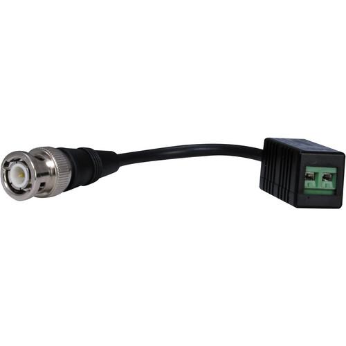 Speco Technologies BNC to Screw Terminal Video Transceiver with 10cm Mini Coax Cable