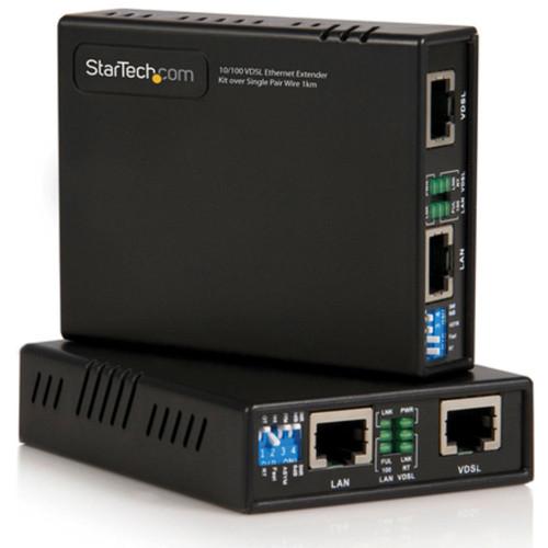 StarTech 10 100 VDSL2 Ethernet Extender Kit over Single Pair Wire