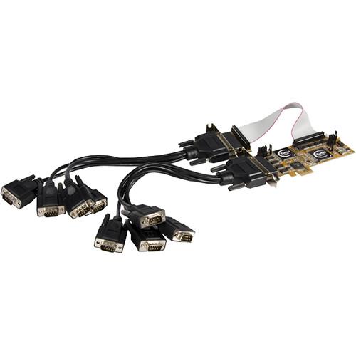 StarTech 8-Port PCIe Low-Profile Serial Adapter Card, StarTech, 8-Port, PCIe, Low-Profile, Serial, Adapter, Card