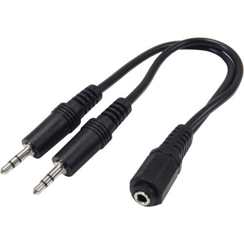 Tera Grand 3.5mm Female to 2 3.5mm Male Splitter Cable