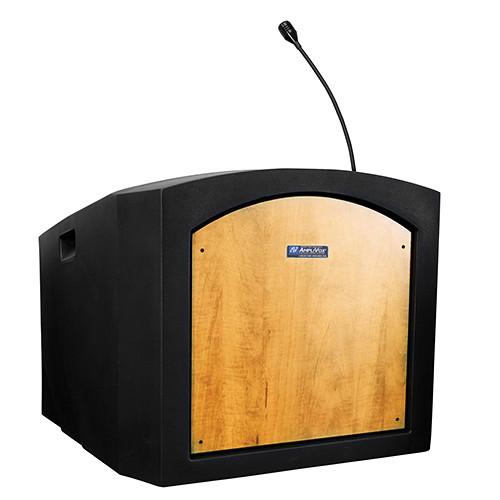 AmpliVox Sound Systems Pinnacle Tabletop Lectern with Mic