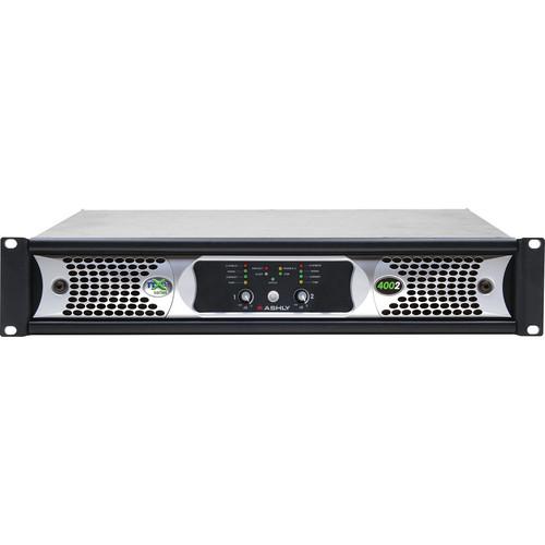 Ashly nXe Series NXE4002 2-Channel 400W Power Amplifier with Programmable Outputs & Ethernet Control