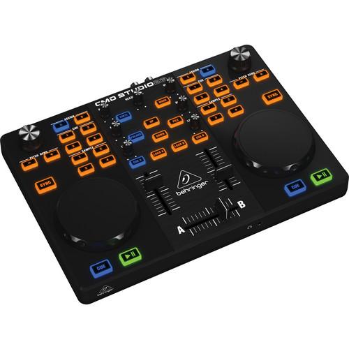 Behringer CMD Studio 2A Ultra-Portable Dual Deck DJ MIDI Controller