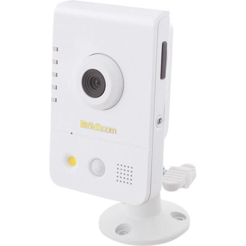Brickcom CB-300A Series 3MP Full HD Indoor Compact Cube Network Camera with PoE, 2-Way Audio, & 6.34mm Fixed Lens