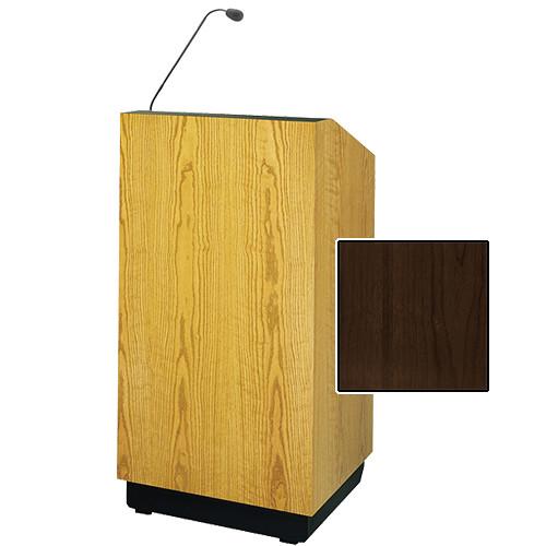 Da-Lite Lexington 32" Floor Lectern with Gooseneck Microphone