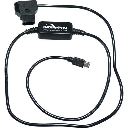 IndiPRO Tools Power Converter P-Tap to Mini USB 5V for GoPro Camera