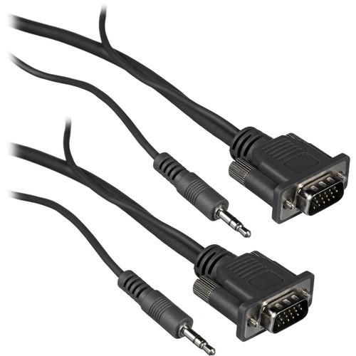 Kramer VGA Male with 3.5mm Stereo Audio Micro Cable