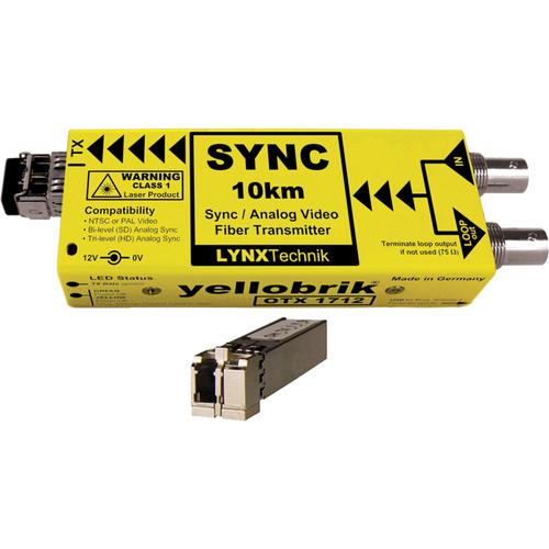 Lynx Technik AG yellobrik Analog Sync Video Fiber Optic Transmitter