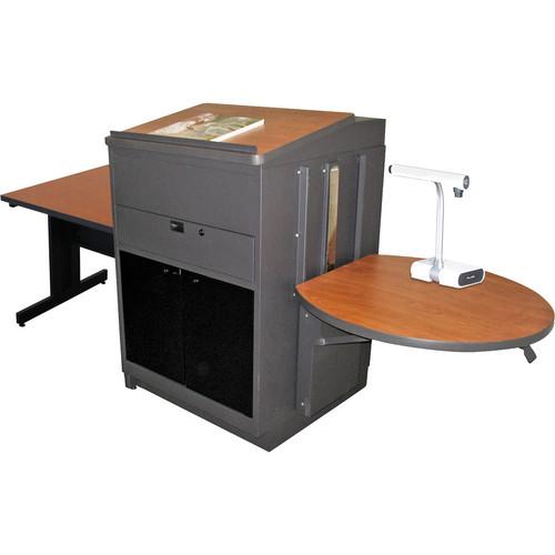 Marvel Vizion Rectangular Table with Media Center and Lectern