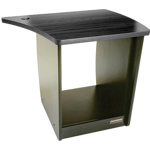 Omnirax OM13R-B 13-Space Rack Cabinet for Right Side of OmniDesk