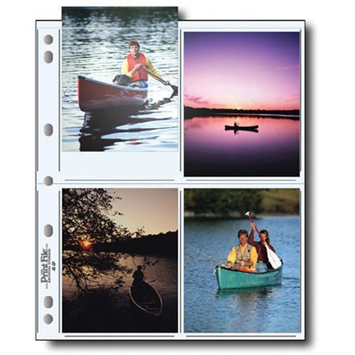 Print File 45-8P Archival Storage Page for 4x5" Prints