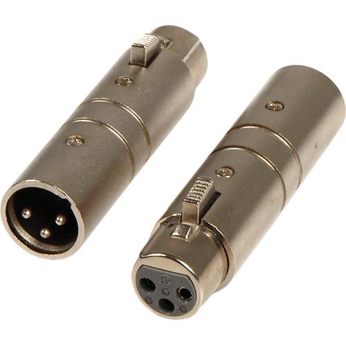 Remote Audio XLR3F to XLR3M Barrel Adapter
