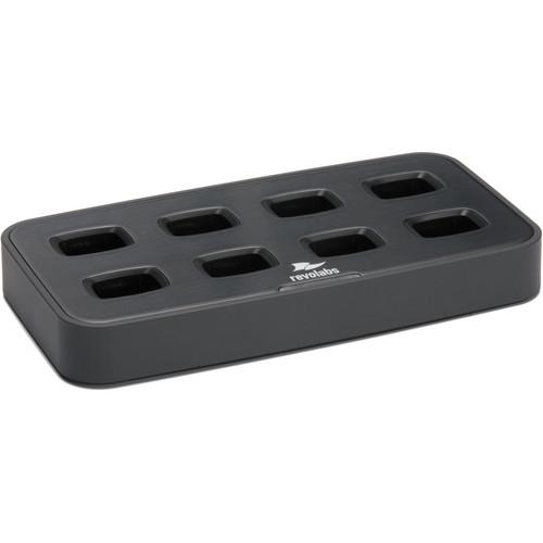 Revolabs HD 8 Slot Charger with 8 HD Battery Charger Adapters